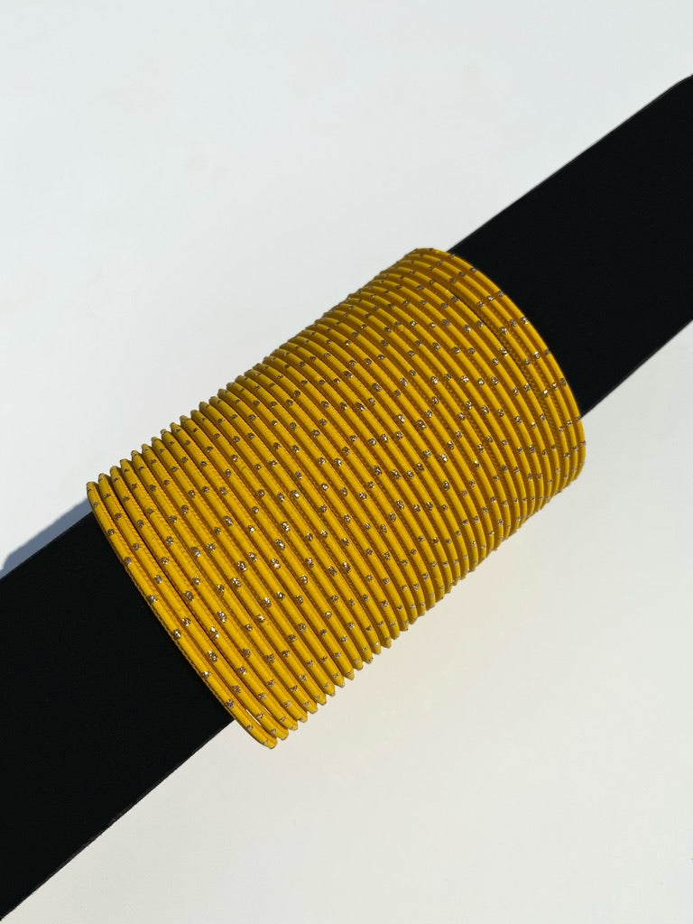 Yellow Fitoor Bangles