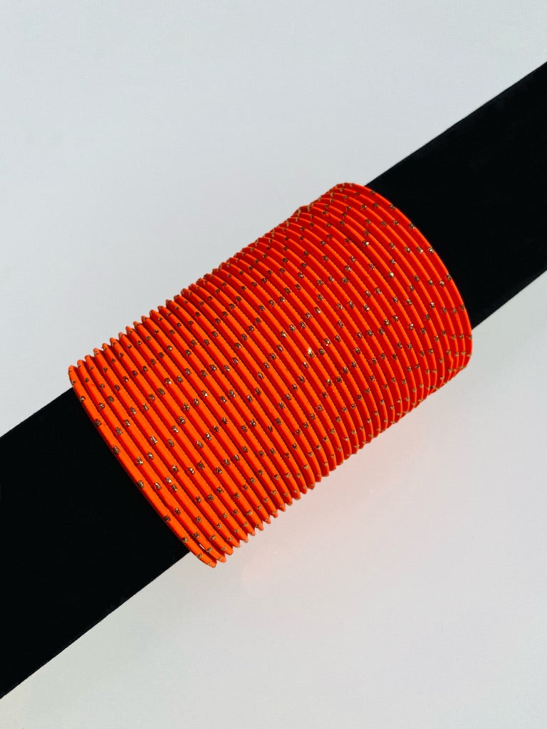 Orange Fitoor Bangles