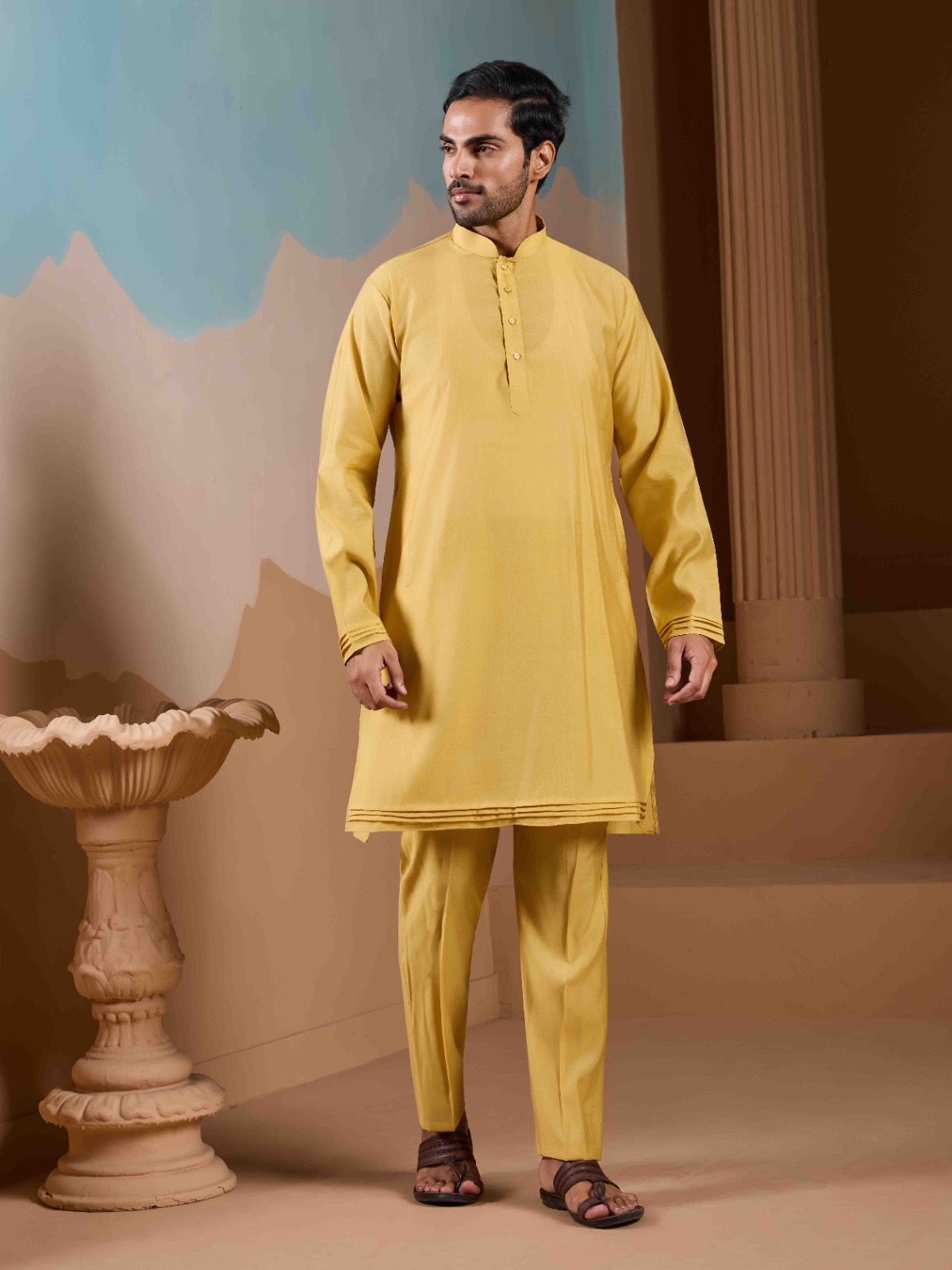 Ayaan Silk Kurta Jacket Set