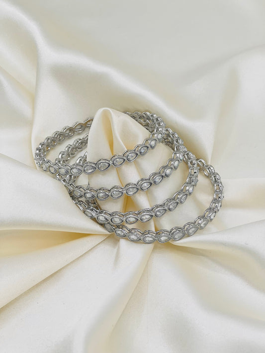 Bridal Kangan Silver 012