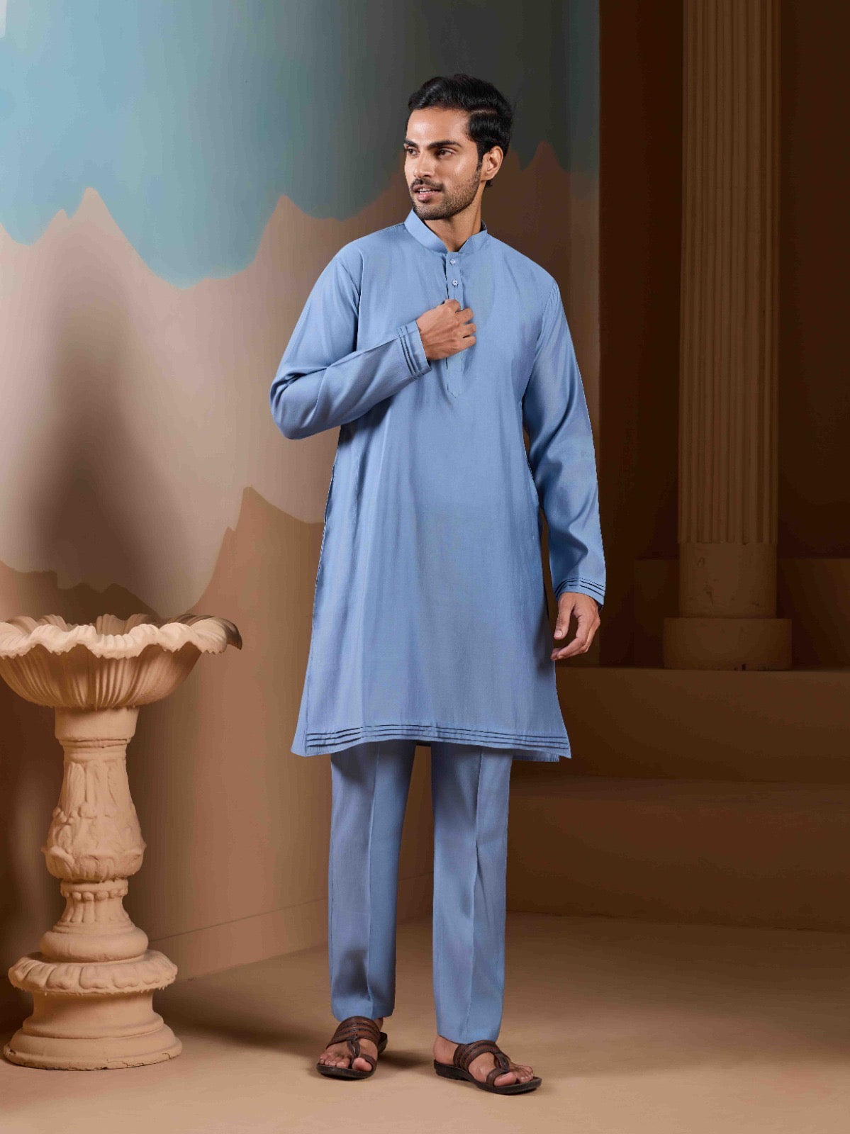 Ayaan Silk Kurta Jacket Set