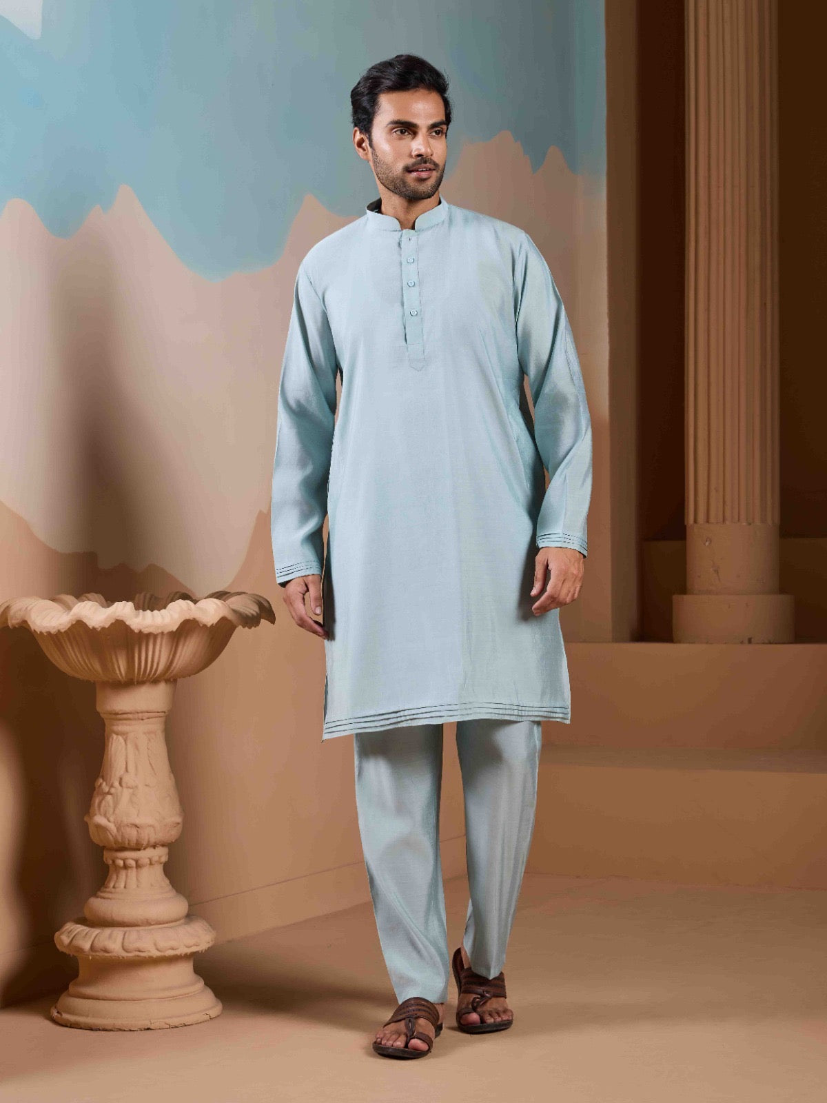 Ayaan Silk Kurta Jacket Set