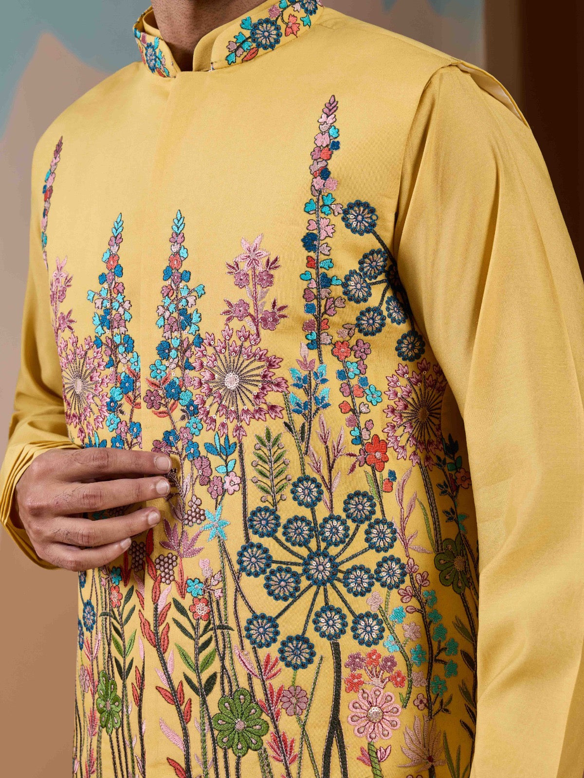 Ayaan Silk Kurta Jacket Set