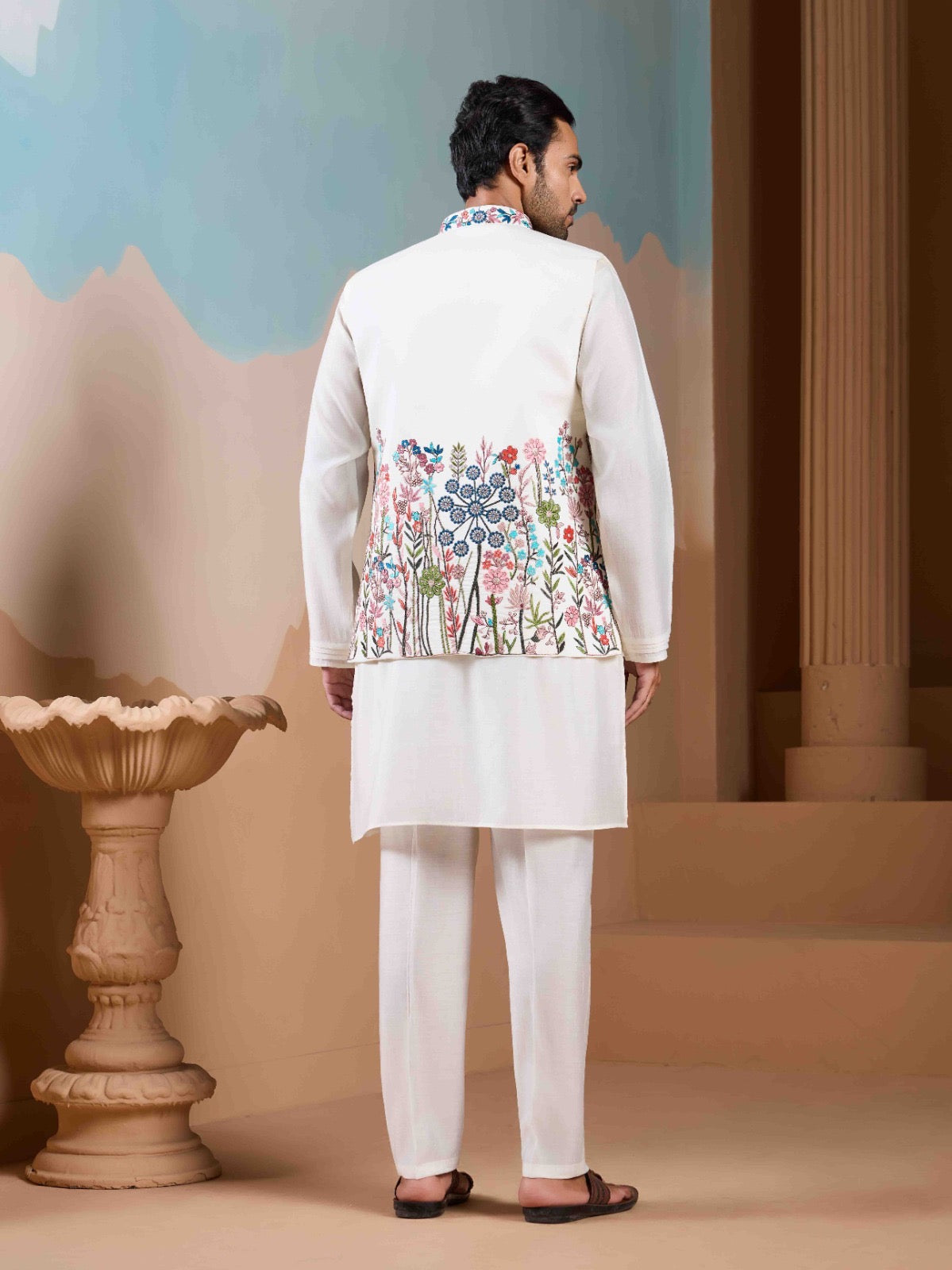 Ayaan Silk Kurta Jacket Set