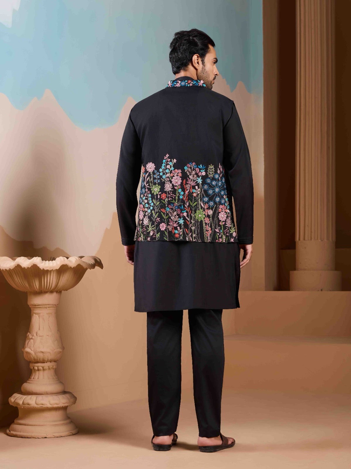 Ayaan Silk Kurta Jacket Set