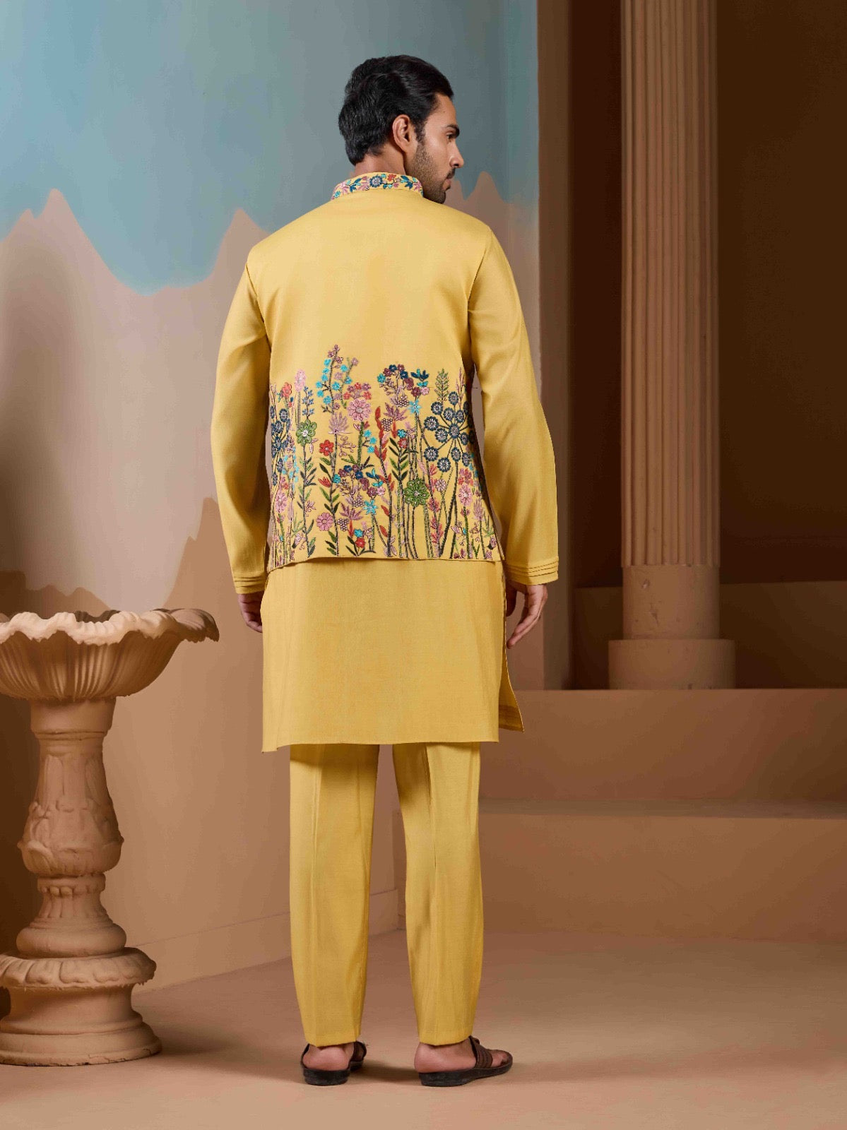 Ayaan Silk Kurta Jacket Set