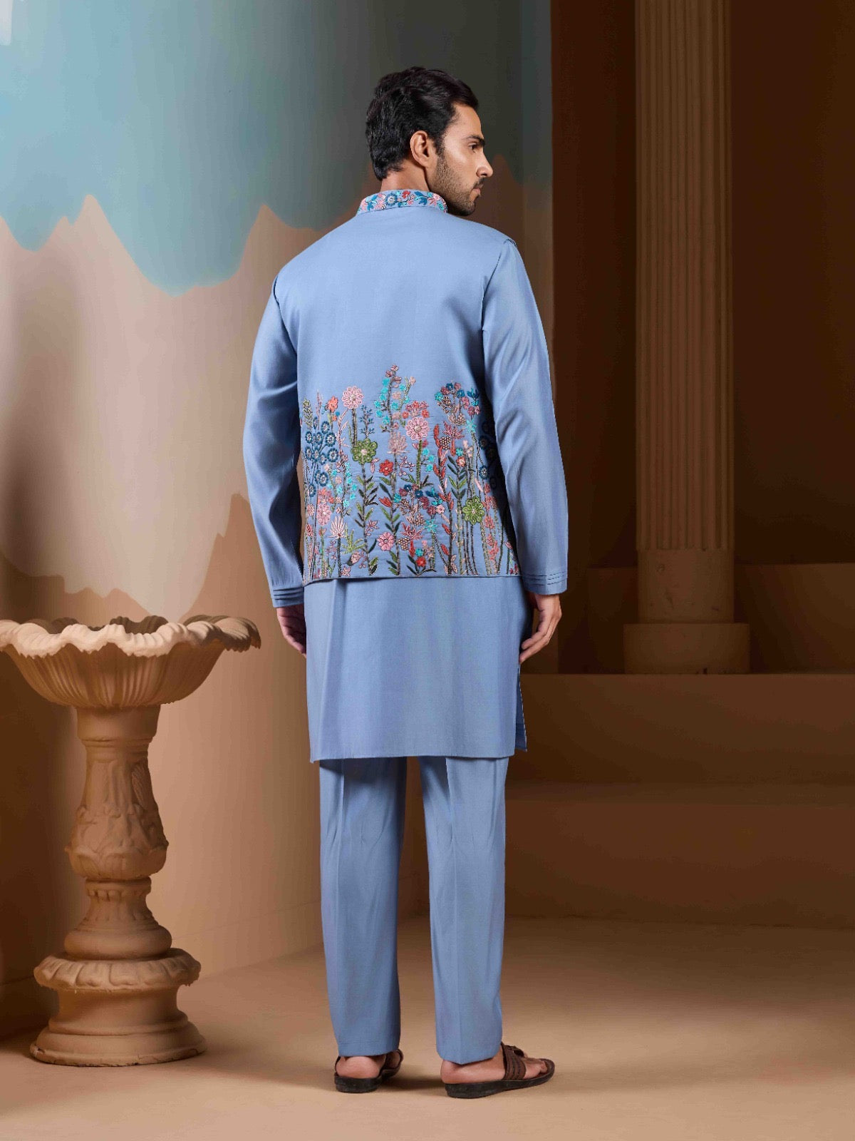 Ayaan Silk Kurta Jacket Set