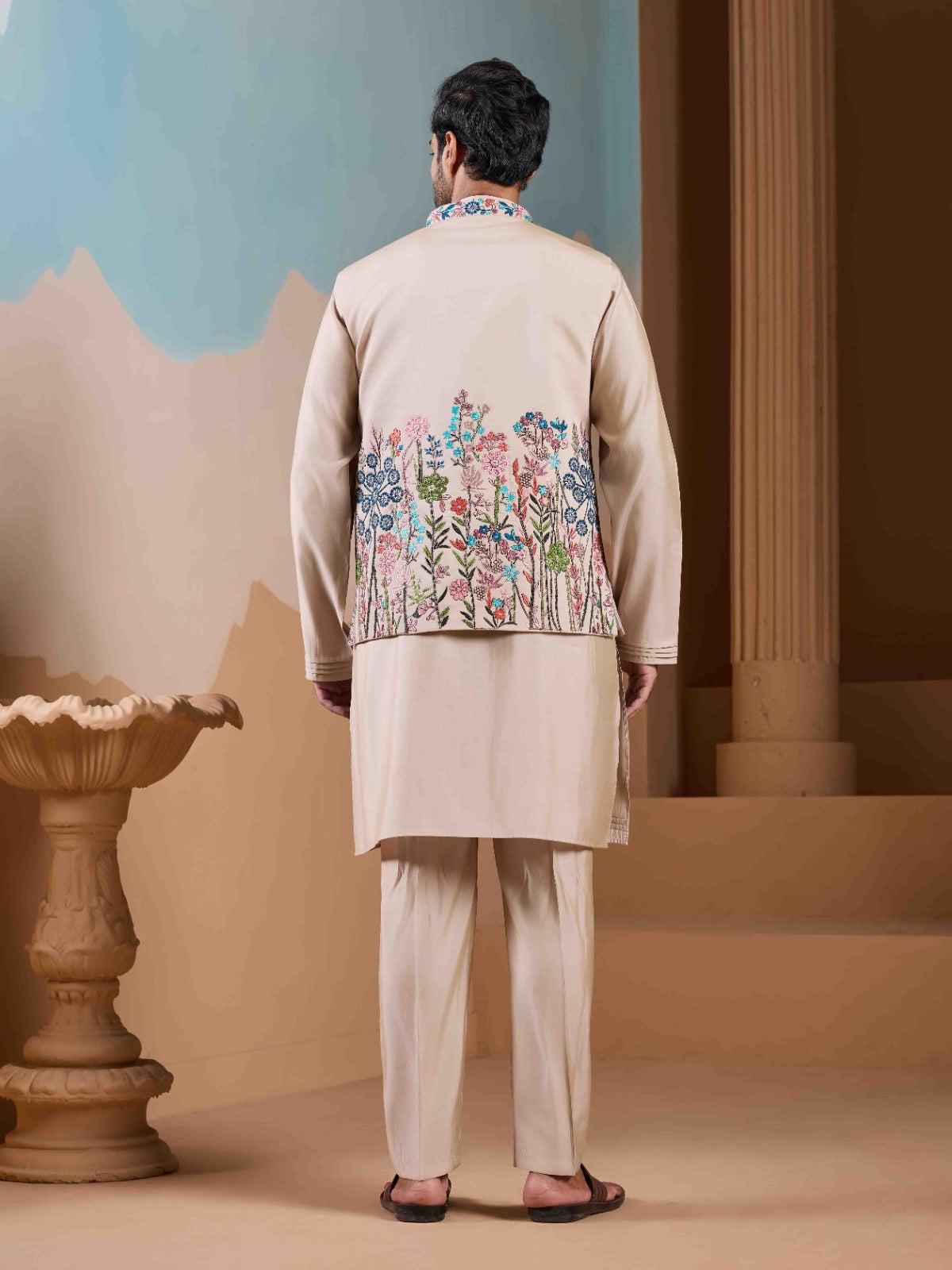 Ayaan Silk Kurta Jacket Set